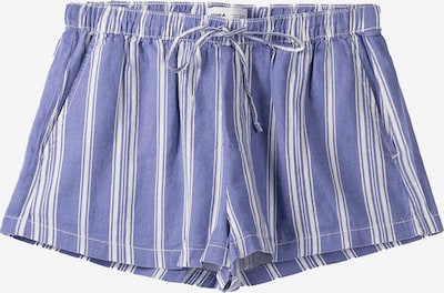 Bershka Shorts in hellblau / offwhite, Produktansicht