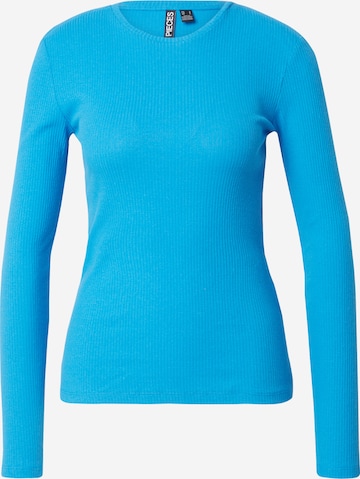 PIECES Shirt 'RUKA' in Blauw: voorkant