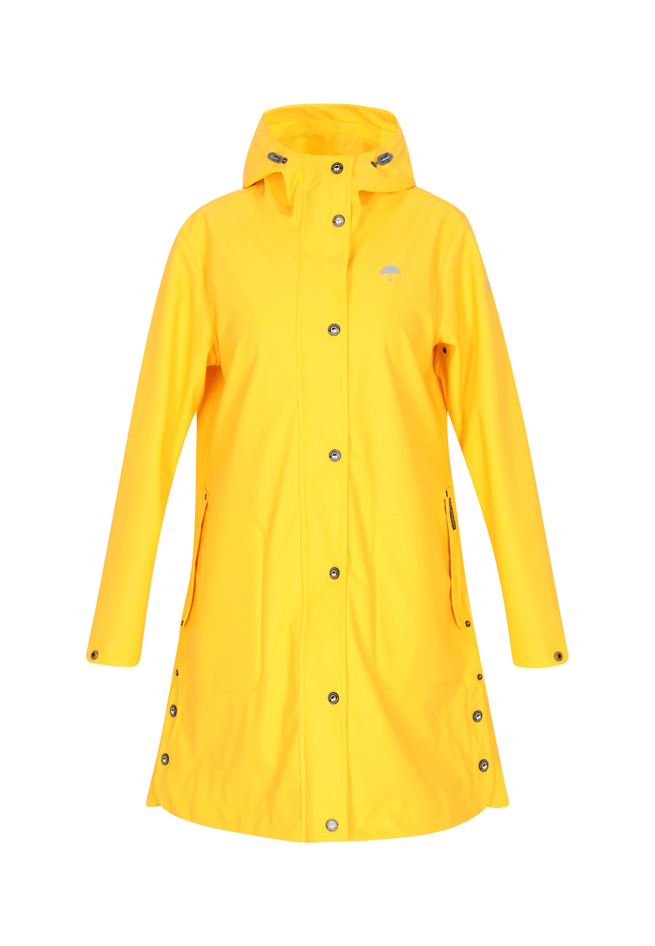 Schmuddelwedda Функционално палто в жълто: отпред