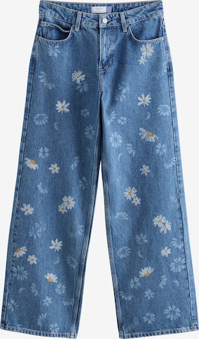 NextLoosefit Traperice - plava boja: prednji dio