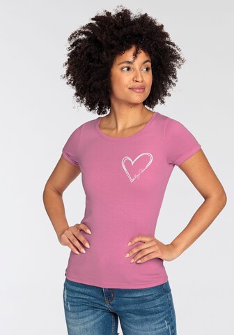 KangaROOS Shirt in Pink: Vorderseite