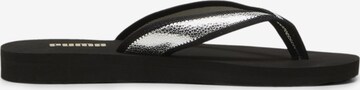 PUMA T-Bar Sandals in Black