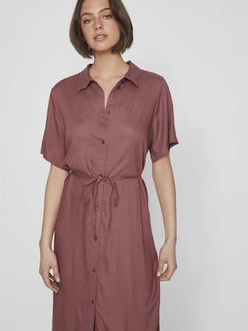 VILA Shirt dress in Brown