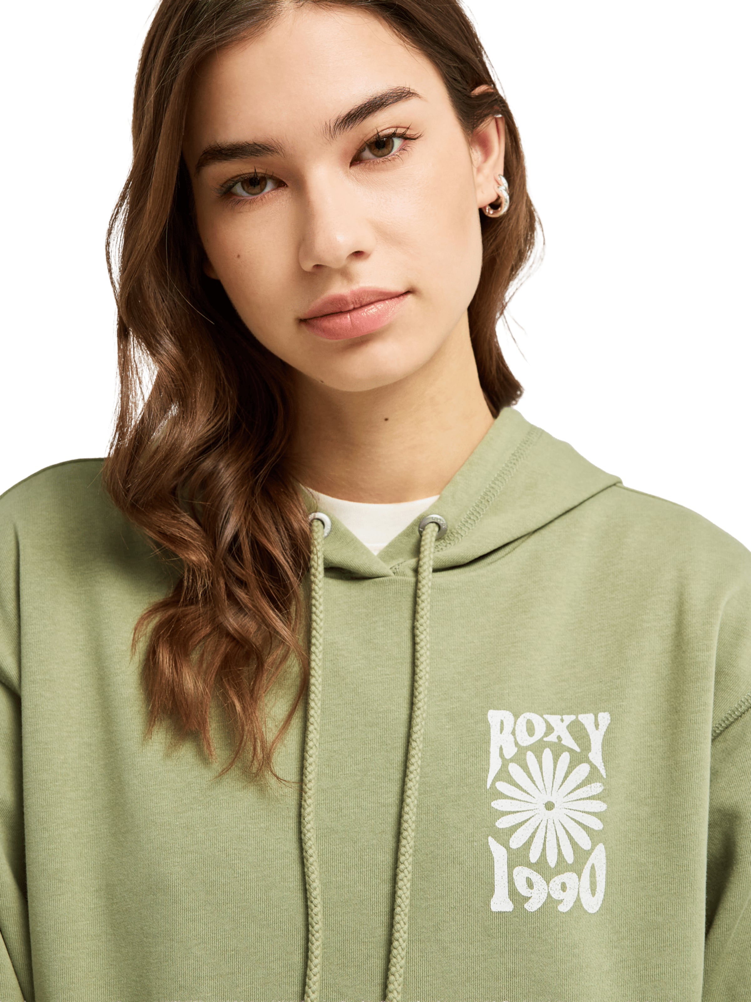 ROXY Pullover 'Surf Stoked Terry Vint' in Grün