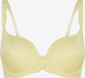 T-shirt Reggiseno 'DAILY LACE' di LingaDore in giallo: frontale