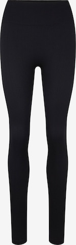 TOM TAILOR DENIM Skinny Leggings in Schwarz: predná strana