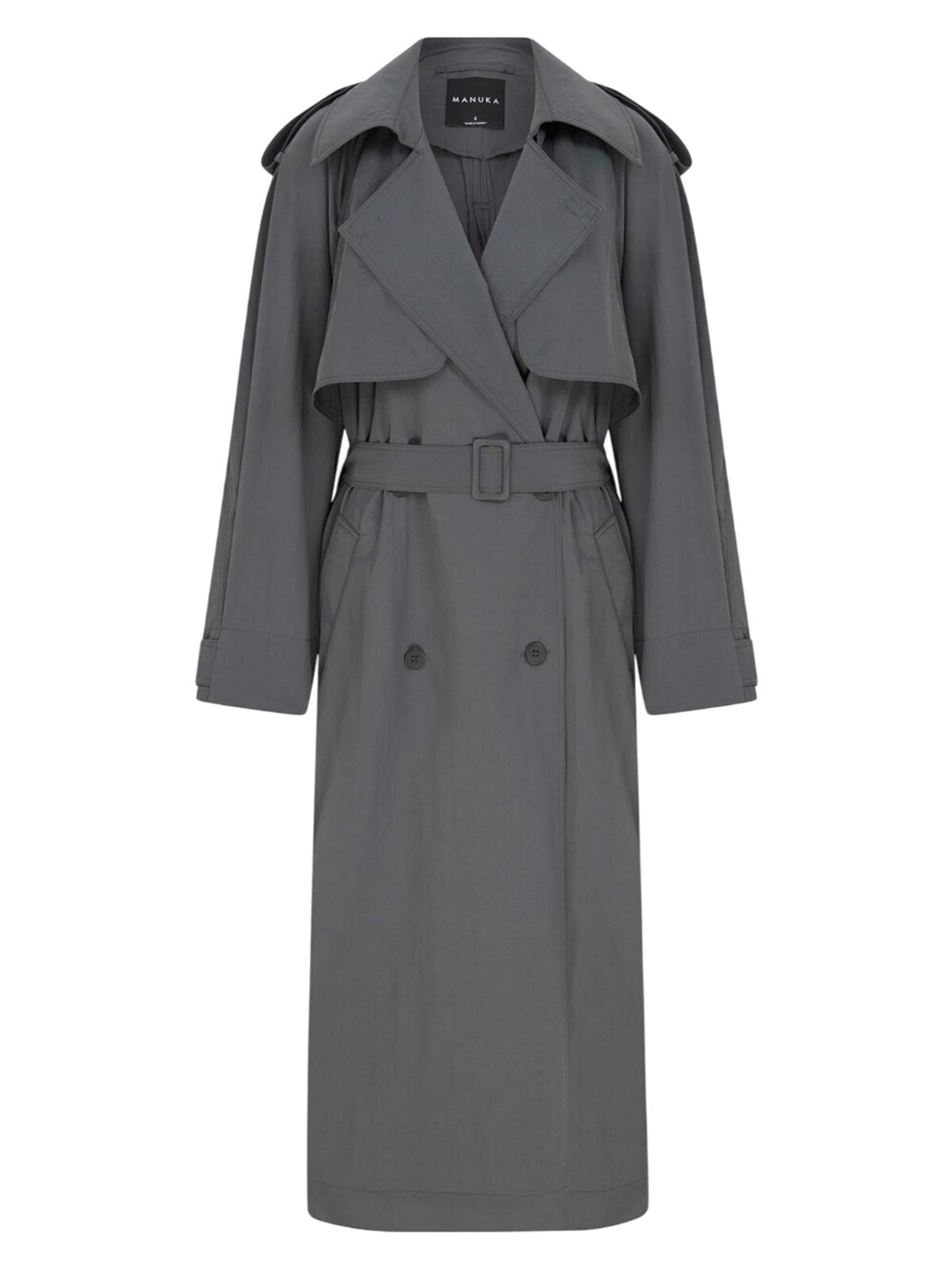MANUKA Winterjacke‌‌‌‌‌‌ in S-M in anthrazit, Produktansicht
