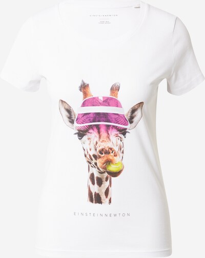 EINSTEIN & NEWTON T-Krekls 'Tennis Giraffe', krāsa - jauktu krāsu / balts, Preces skats