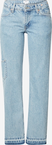 WEEKDAY Loosefit Jeans in Blauw: voorkant