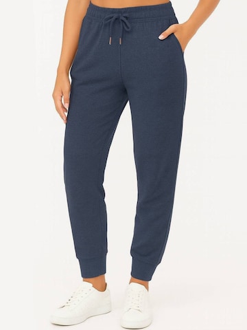 ROSS CAMP Tapered Pants 'Ross Camp Sculpt' in Blue: front