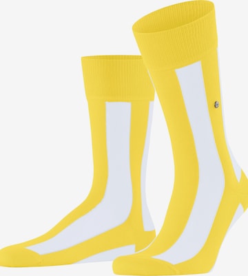 BURLINGTON Socken 'Retro Lines' in Gelb: Vorderseite