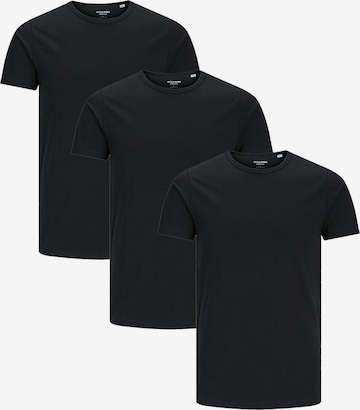 JACK & JONES Shirt 'Corp' in Black: front