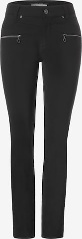 Pantalon STREET ONE en noir : devant