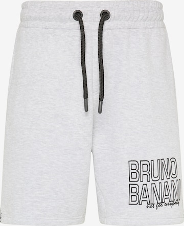 Regular Pantalon 'Bennett' BRUNO BANANI en gris : devant