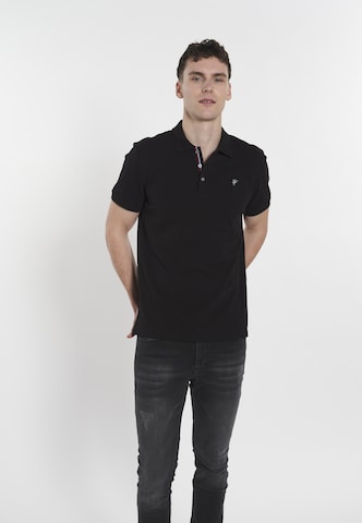 DENIM CULTURE - Camisa 'TADAS' em preto: frente
