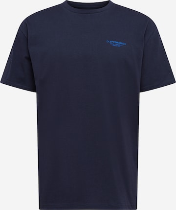 Cleptomanicx Shirt 'Source' in Blue: front