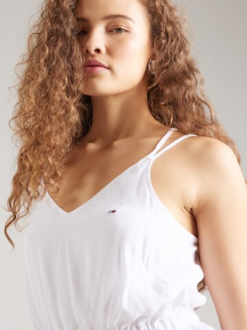 Tommy Jeans - Top 'ESSENTIAL' en blanco