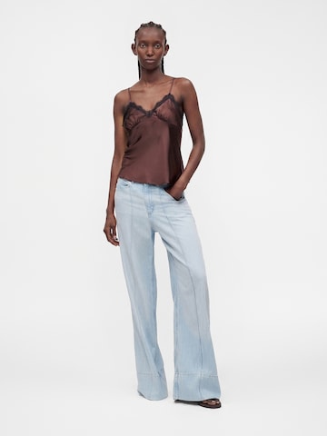 TOPSHOP Top 'NAOMI' | rjava barva