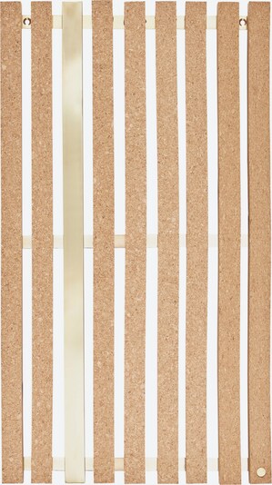 OYOY LIVING DESIGN Pinnwand 'Lamela' in braun / gold, Produktansicht