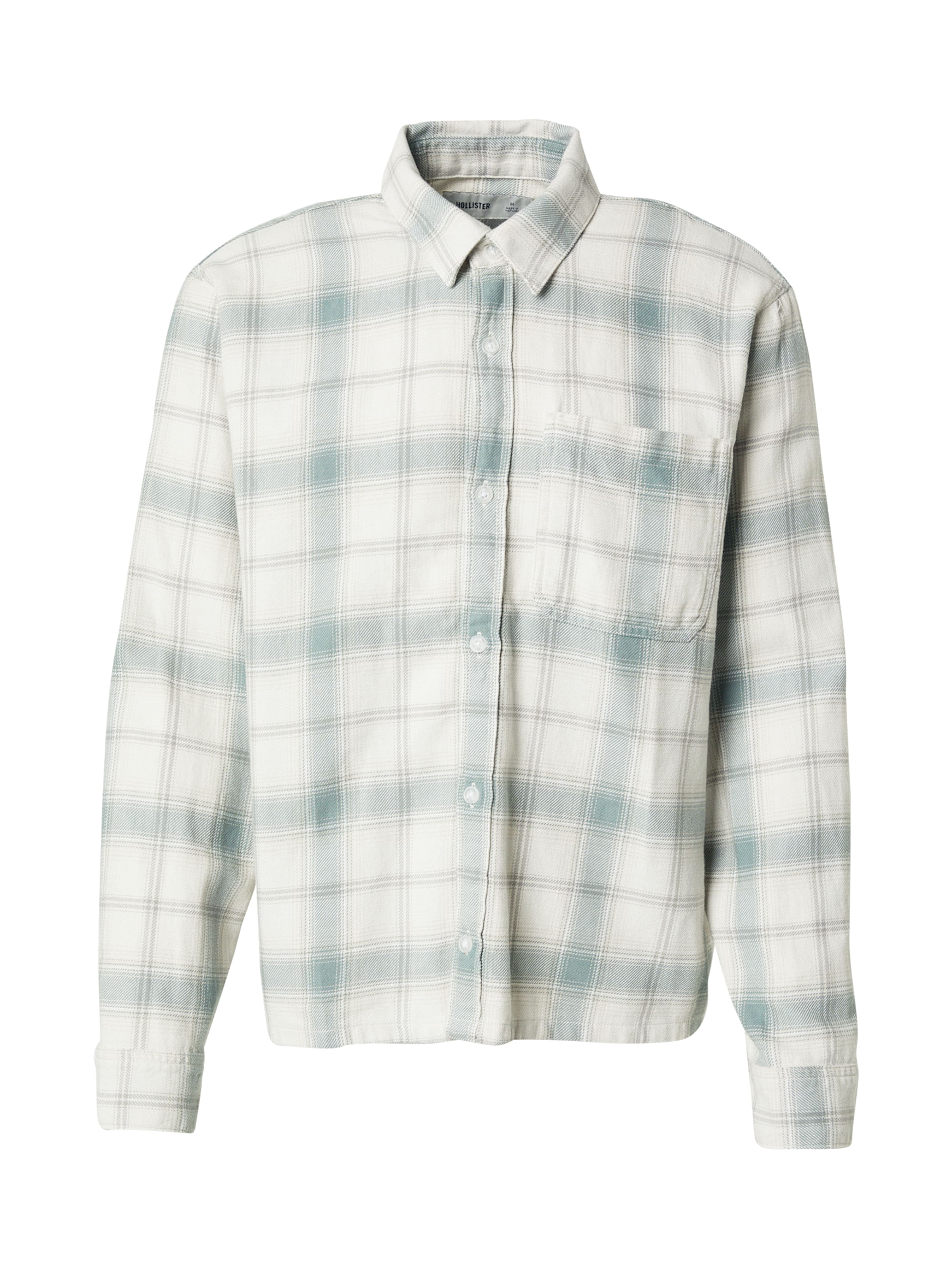 Comfort Fit Cămașă de la HOLLISTER pe alb: față