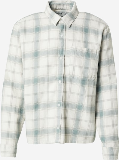 Marškiniai iš HOLLISTER, spalva – šviesiai pilka / pastelinė žalia / balkšva, Prekių apžvalga