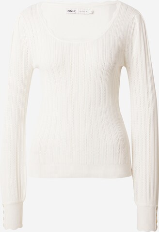 ONLY Sweater 'MEDDI' in White: front