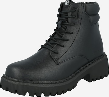 NAPAPIJRI Lace-Up Ankle Boots 'BERRY' in Black: front