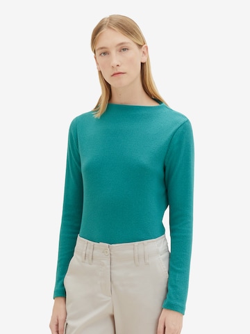 TOM TAILOR Shirt in Groen: voorkant