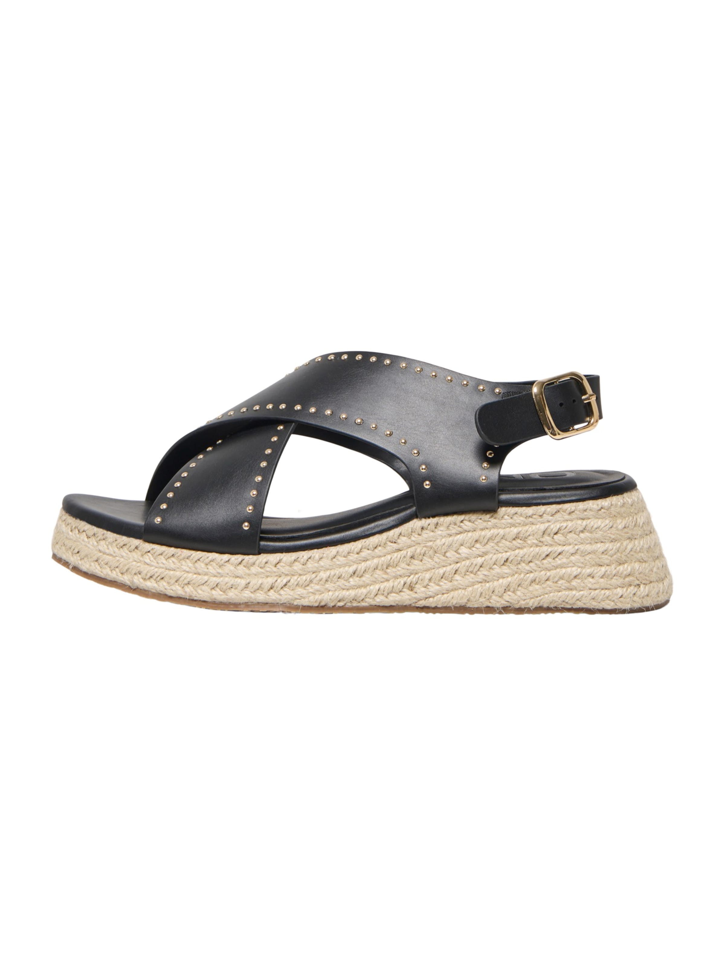 ONLY - Sandalias 'ONLMINERVA-4' en negro: frente