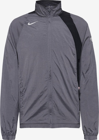 NIKE Training Jacket 'Total 90' in Grey: front