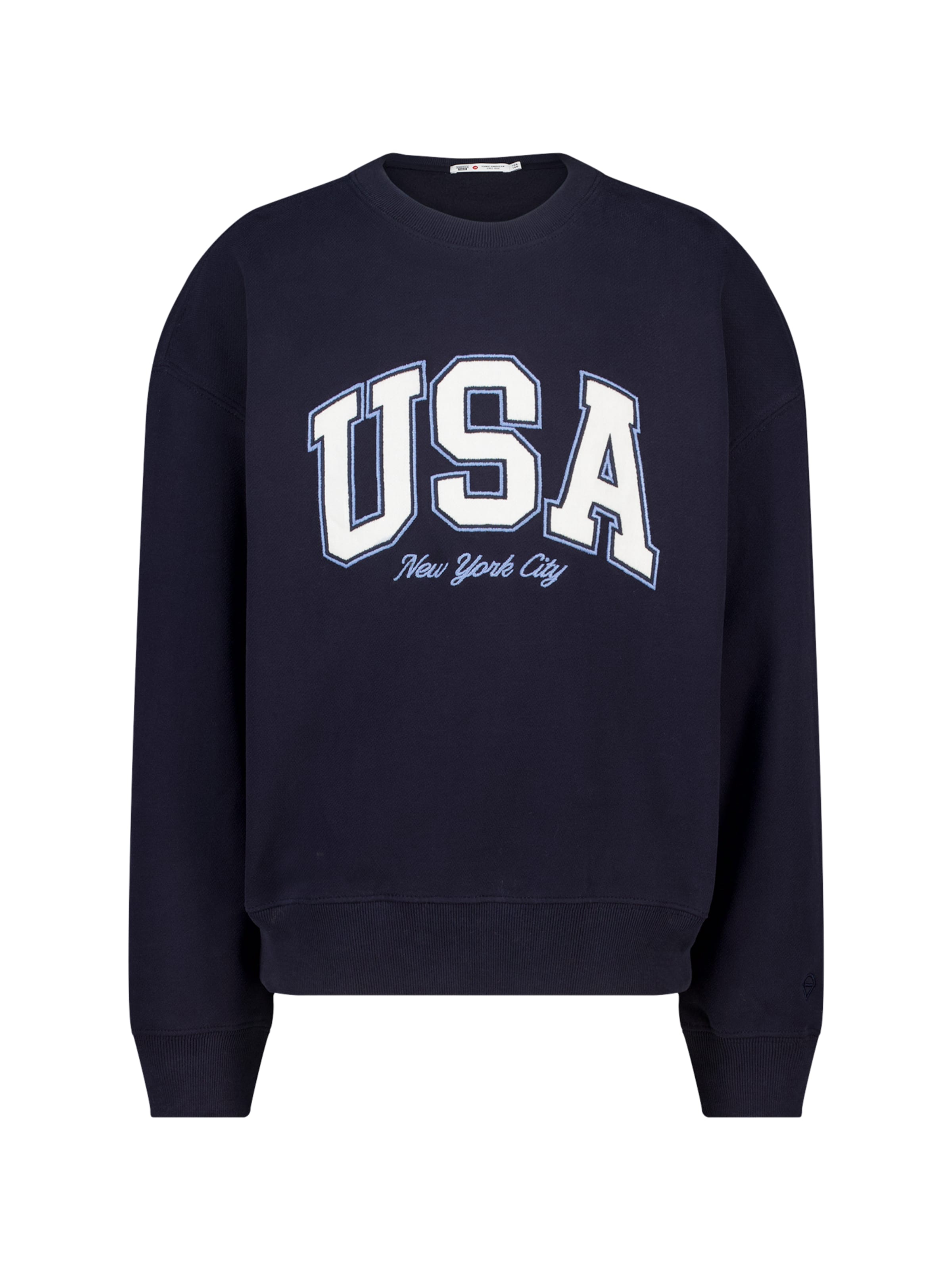 America Today Sweatshirt in Blue: front