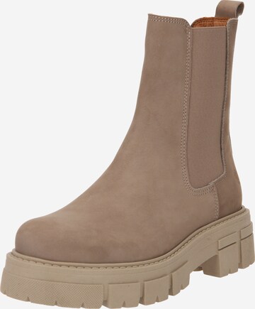 Apple of Eden - Botas Chelsea 'CONNY' en gris: frente