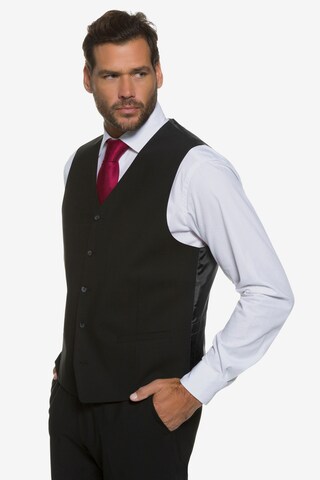 JP1880 Gilet in Zwart: voorkant