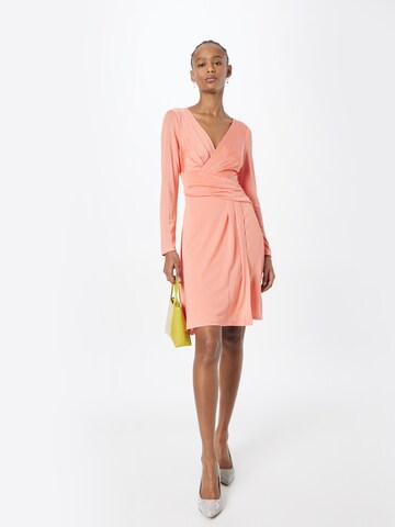 Lauren Ralph Lauren - Vestido de cocktail 'GLENDON' em laranja