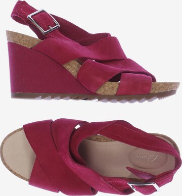 CLARKS Sandalen 38,5 in Pink: predná strana