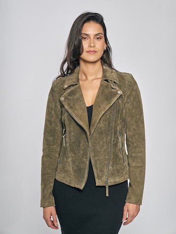 Veste mi-saison 'Taxi Driver' FREAKY NATION en vert : devant