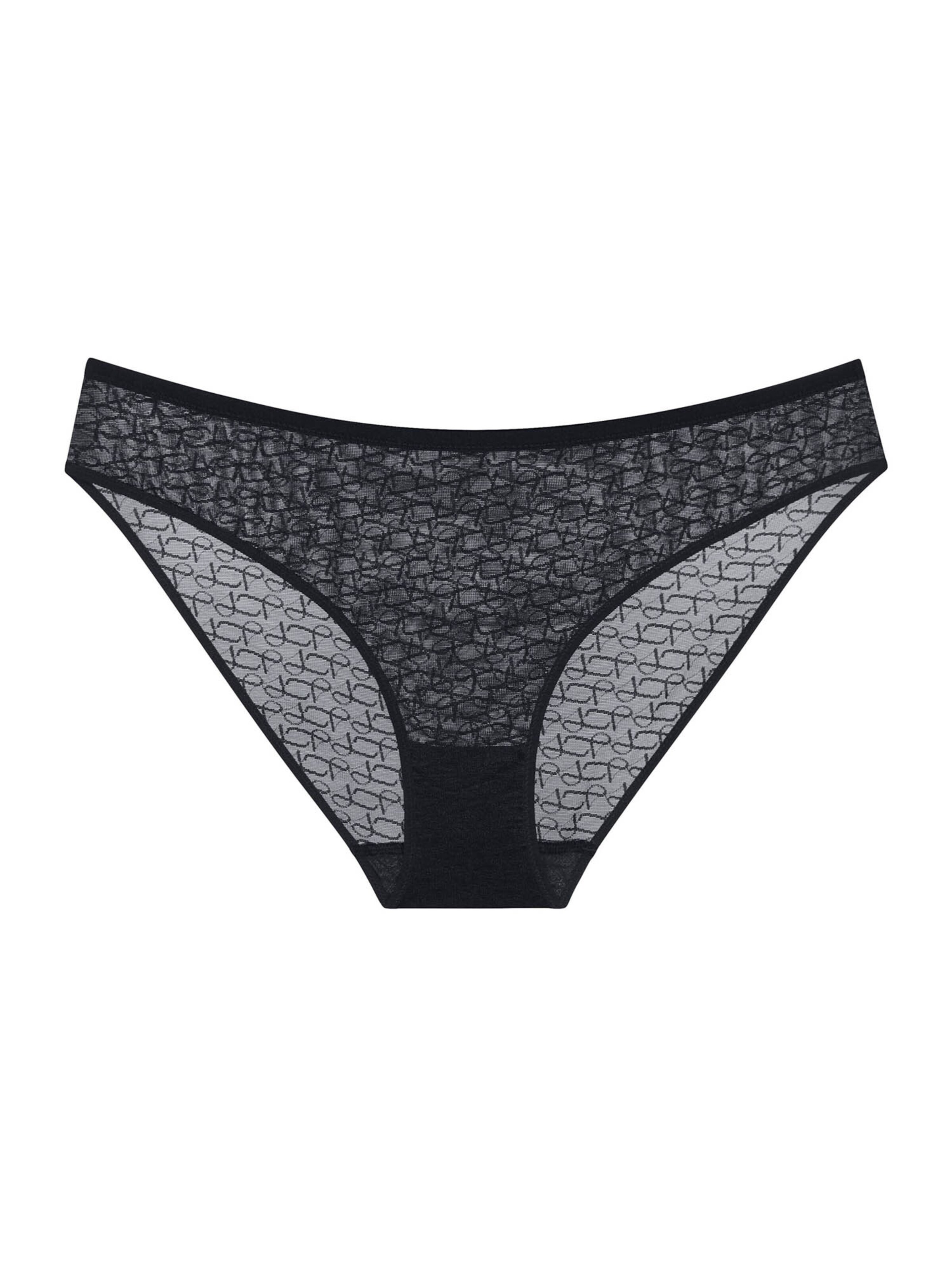 TRIUMPH Tai-Slip ' Signature Sheer ' in Schwarz: Vorderseite