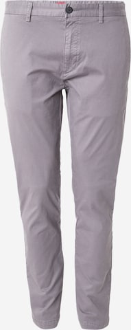 HUGO Red Regular Chino trousers 'David' in Grey: front