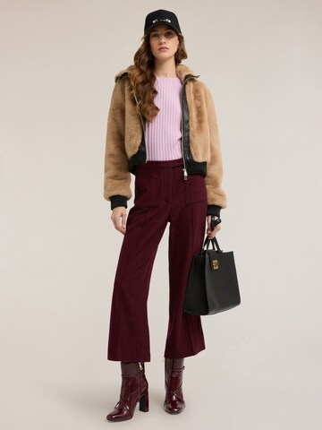 Wide Leg Pantalon MOTIVI en rouge