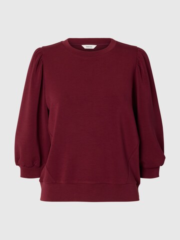 SELECTED Sweatshirt 'TENNY' in Rot: Vorderseite