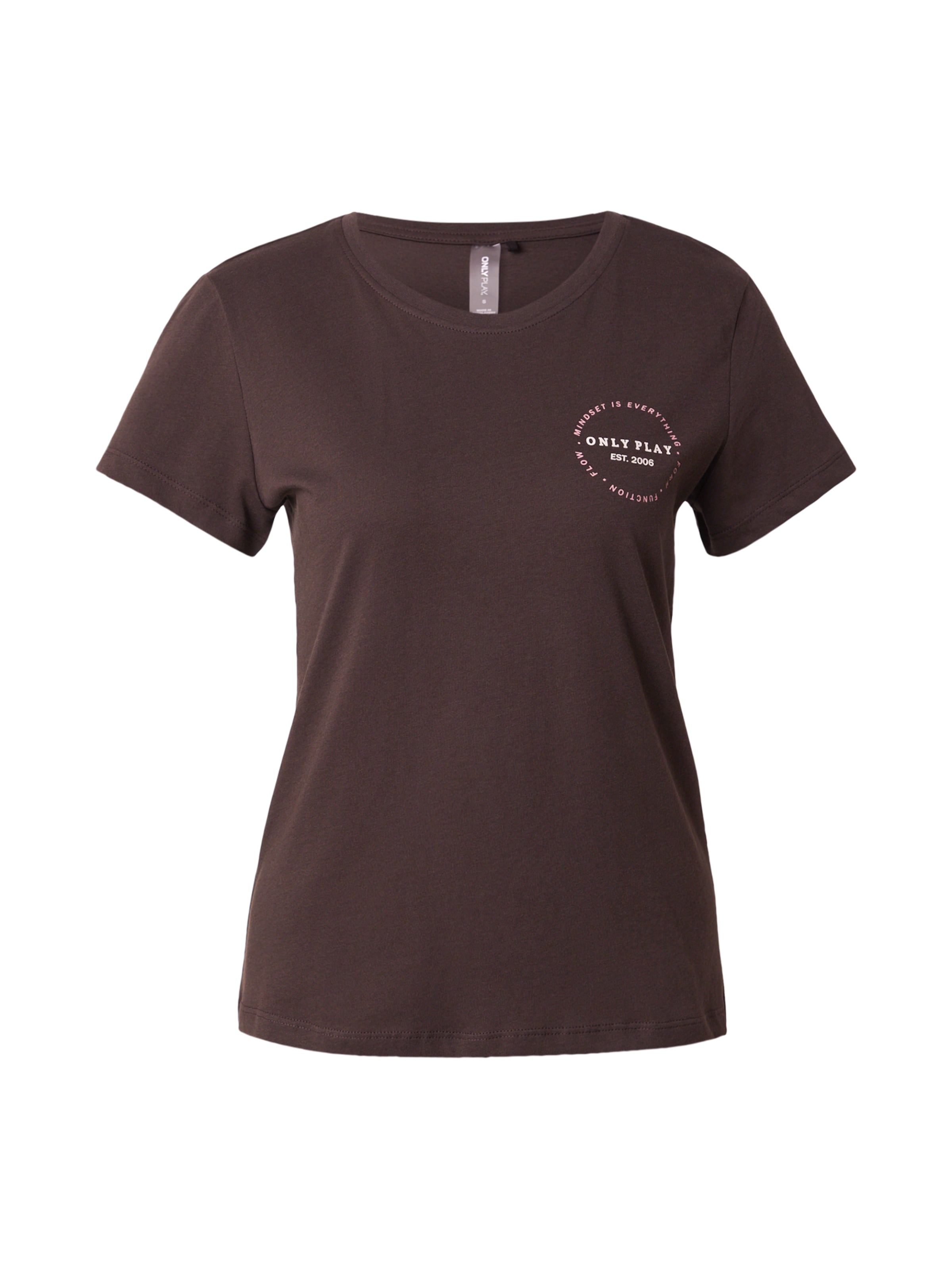 ONLY PLAY - Camiseta funcional 'ONPPICA' en marrón: frente