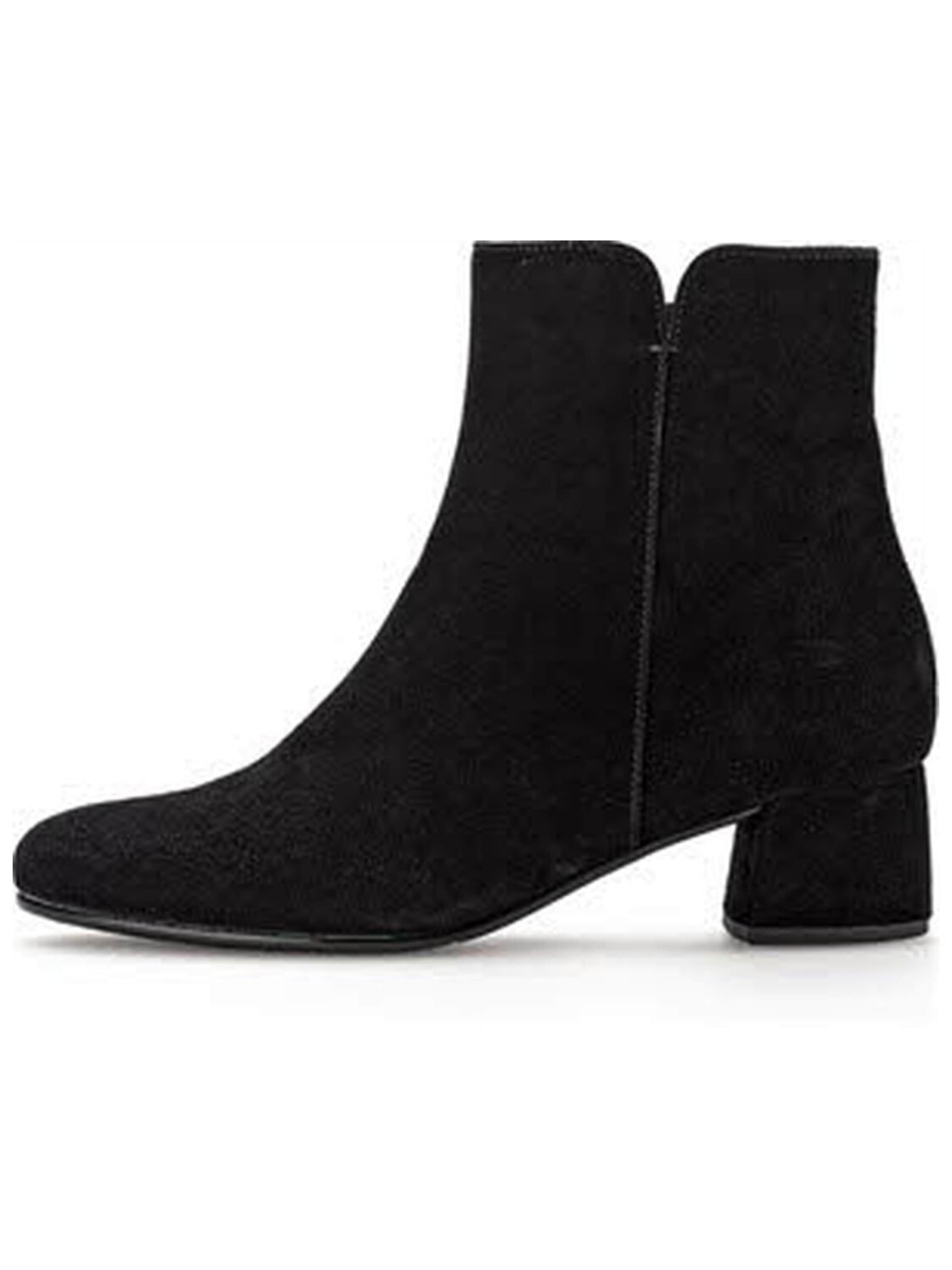 GABOR Boots 'Stiefelette Damen 55.680 17 Echtleder in schwarz' in 37,5 in de kleur Zwart, Productweergave