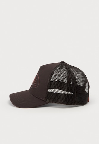 Cappello da baseball di Von Dutch in marrone: frontale