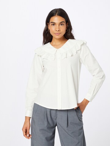 ICHI Blouse in White: front