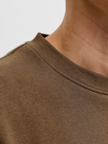 JACK & JONES Sweatshirt 'JJESoho' in Braun