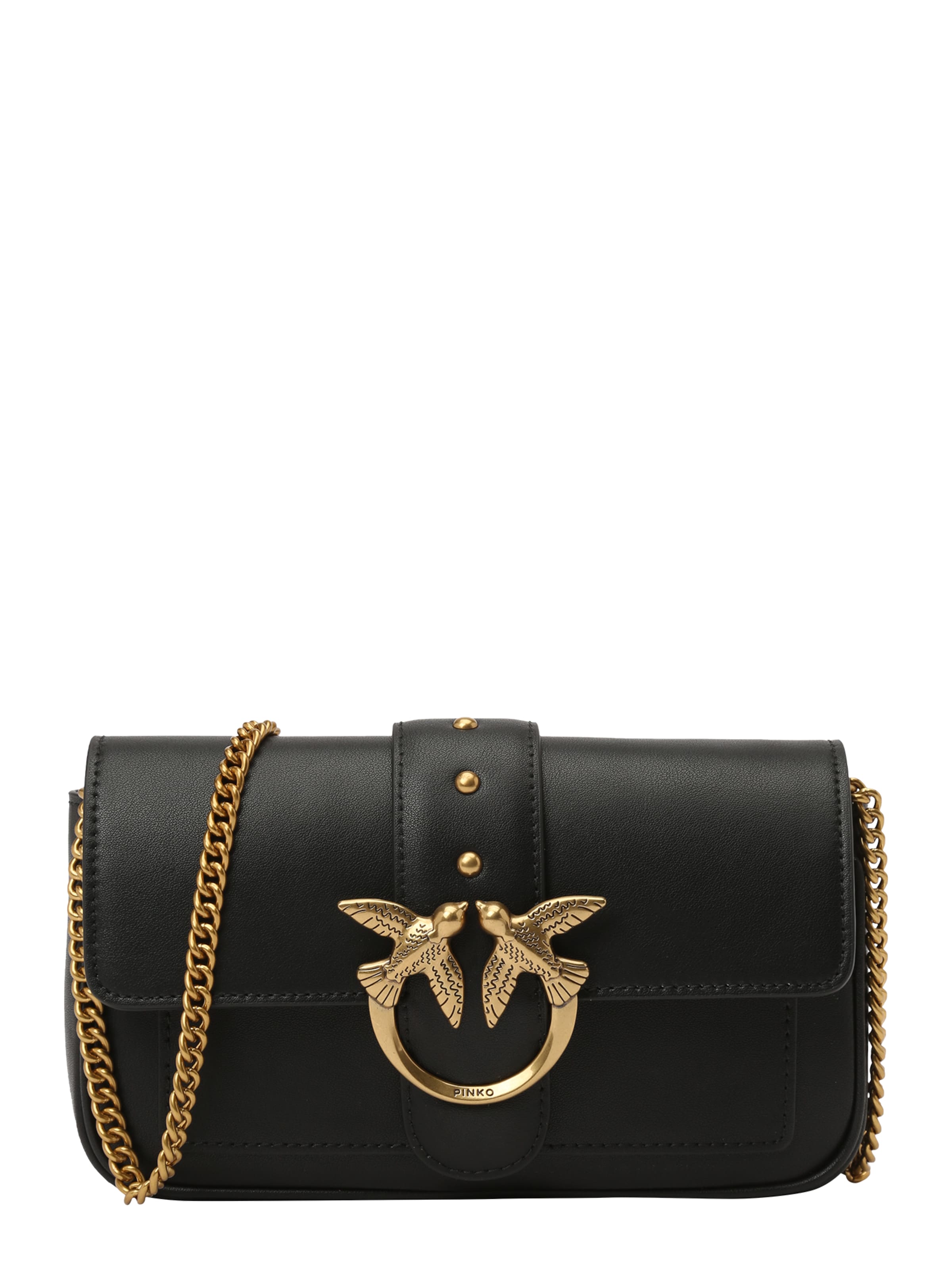 PINKO Τσάντα ώμου 'Love One' σε μαύρο: μπροστά