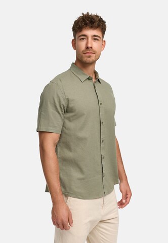 INDICODE JEANS Comfort fit Overhemd ' Ceppo ' in Groen