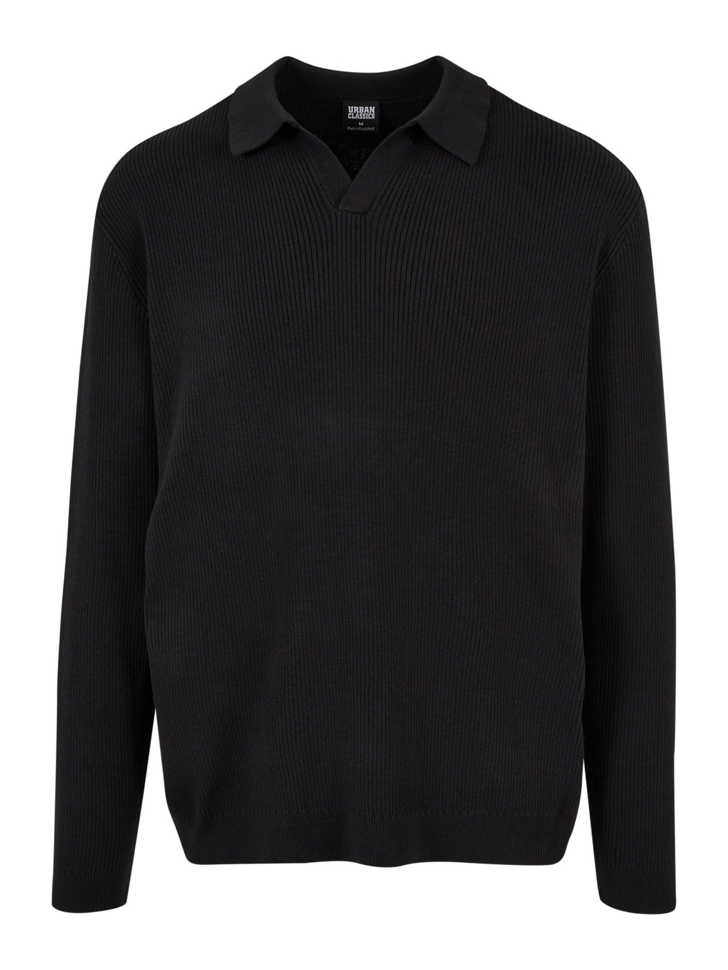 Pull-over Urban Classics en noir : devant