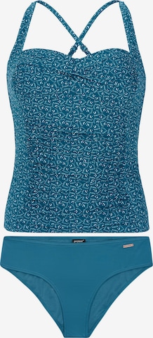 PROTEST Tankini 'PRTHIDAYA' in Blue: front