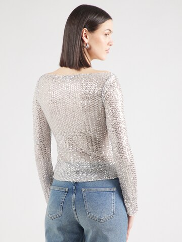 Gina Tricot Μπλουζάκι σε ασημί